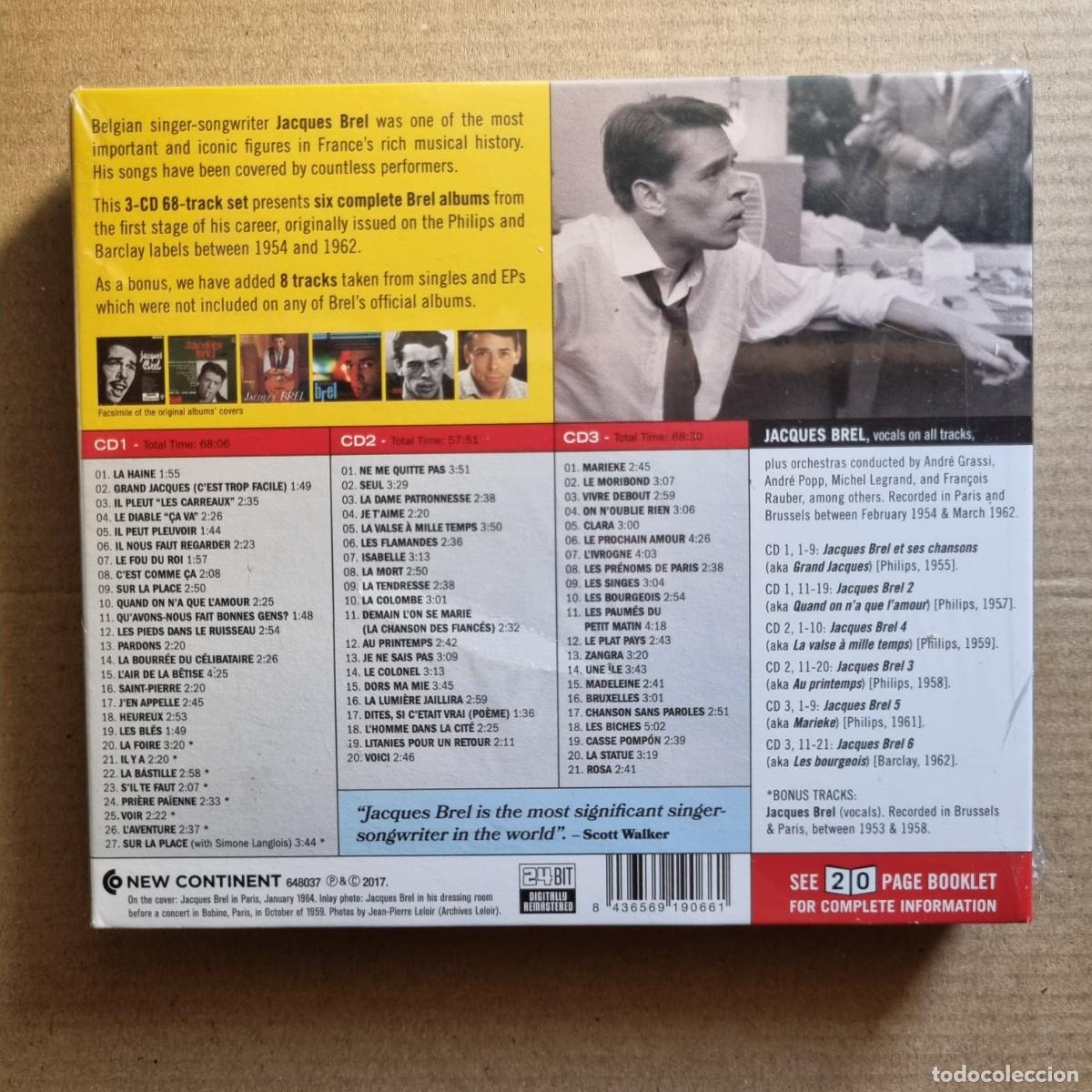 CDs de m&uacute;sica: Jacques Brel - Esential Recordings. 3xCD. 2017. NUEVO, PRECINTADO. - Foto 2