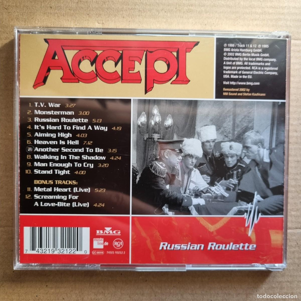 accept - russian roulette. cd. edición 2002. bu - Comprar CD de