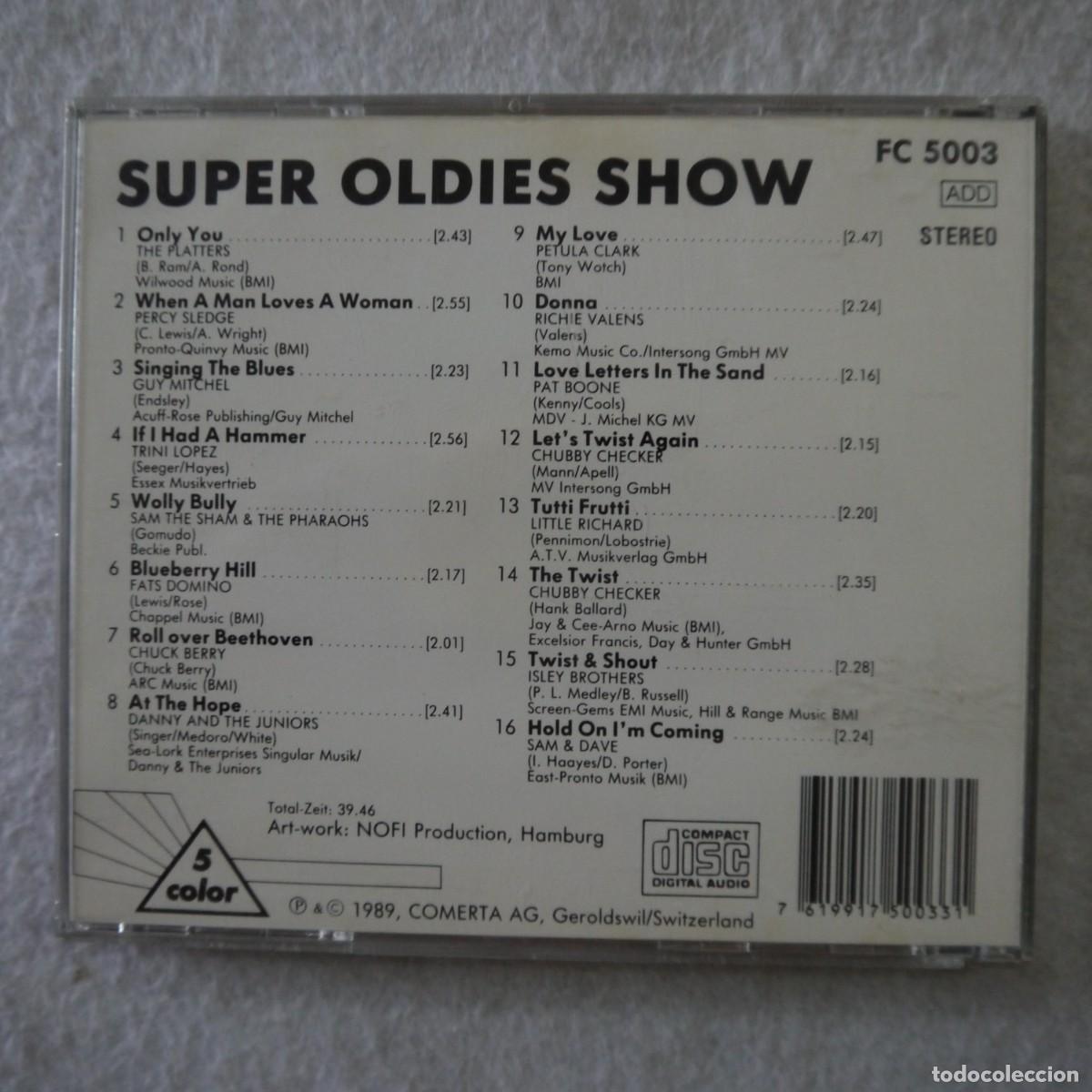 CDs de m&uacute;sica: SUPER OLDIES SHOW - CD 1989 - Foto 3