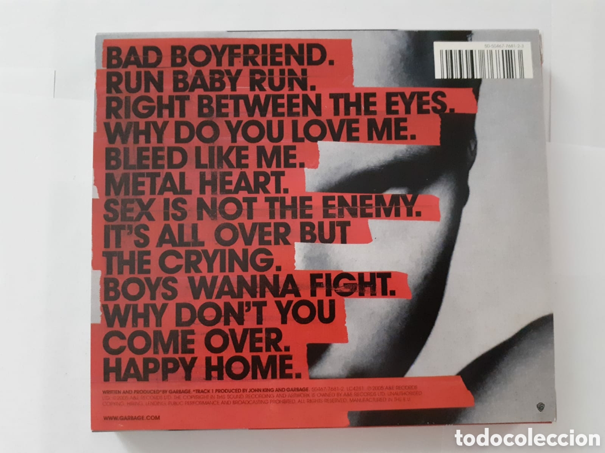 CDs de m&uacute;sica: GARBAGE -BLEED LIKE ME CD - Foto 2