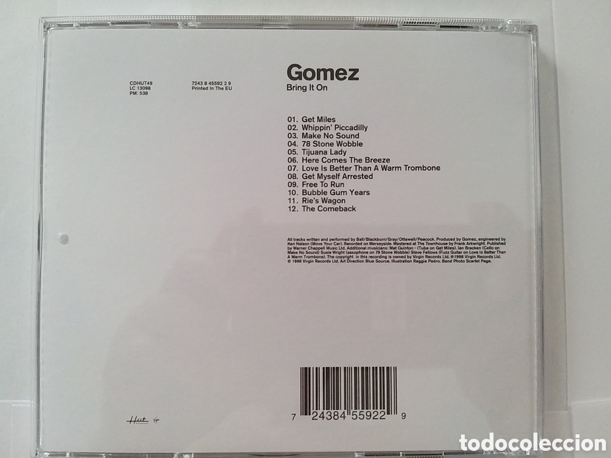 CDs de m&uacute;sica: GOMEZ - BRING IT ON + LIQUID SKIN - 2 CD SET - Foto 4