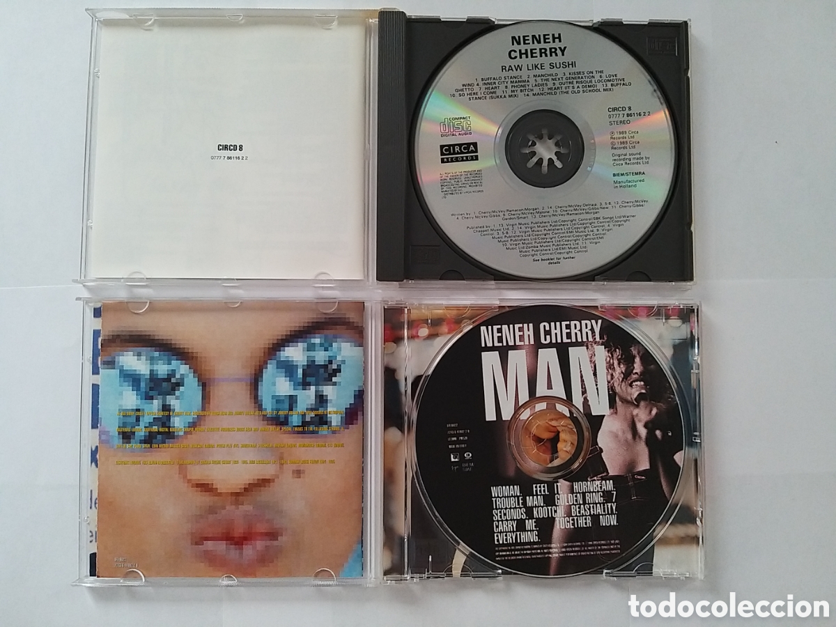 CDs de m&uacute;sica: NENEH CHERRY - RAW LIKE SUSHI + MAN - 2 CD SET - Foto 3