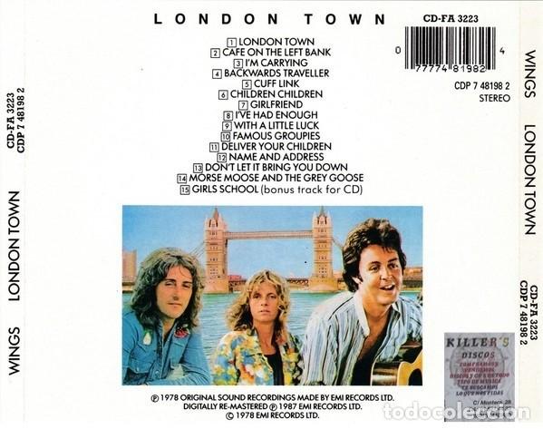 CDs de m&uacute;sica: Wings &ndash; London Town - CD - Foto 2