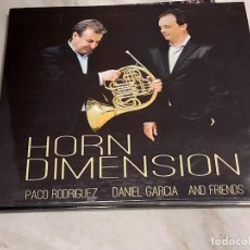 CDs de Música: PACO RODRÍGUEZ-DANIEL GARCÍA AND FRIENDS / HORN DIMENSION / DIGIPACK / 14 TEMAS / IMPECABLE