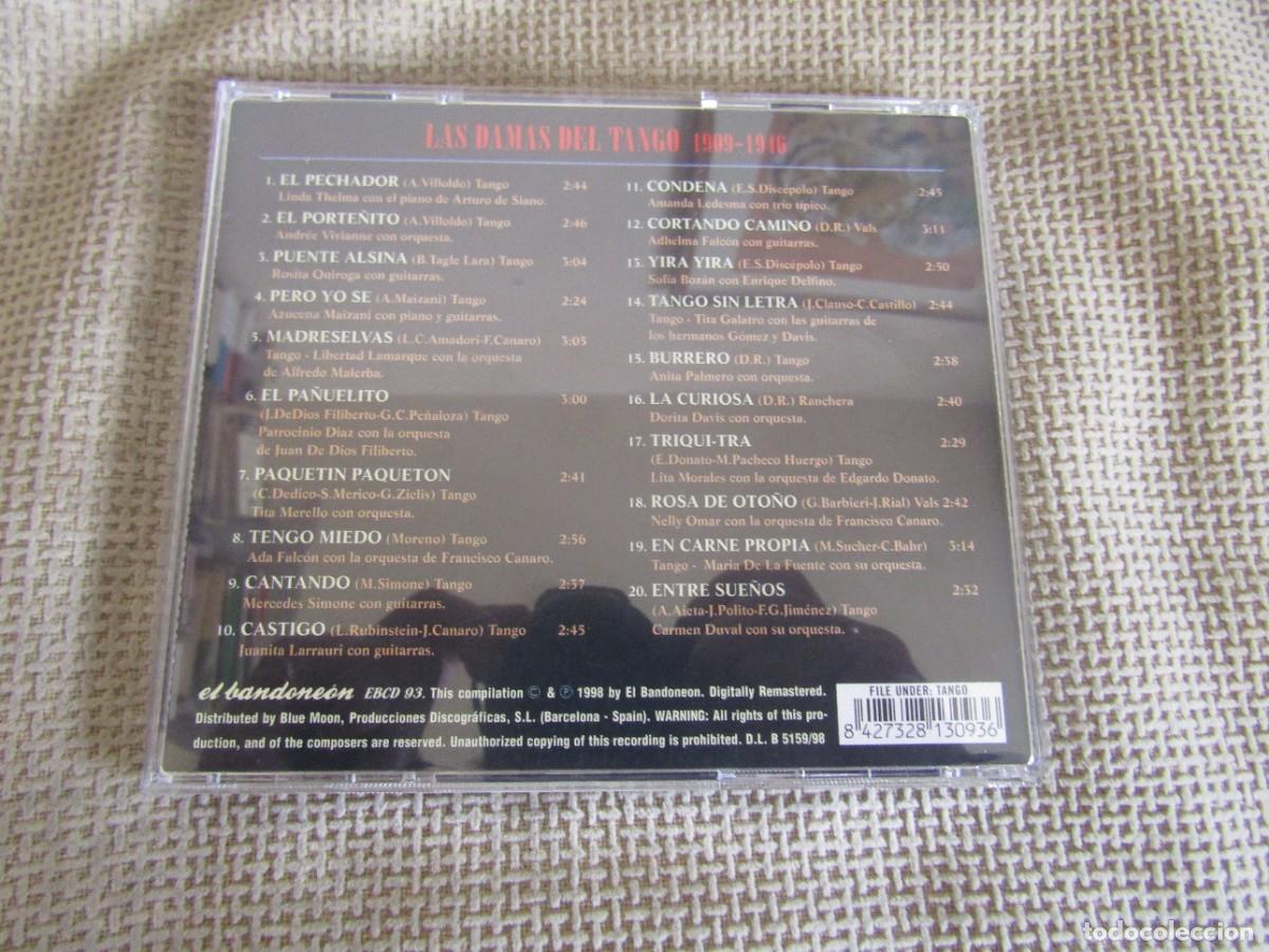 CDs de m&uacute;sica: Las Damas del Tango (1909-1946) - CD - 1998 - Foto 2
