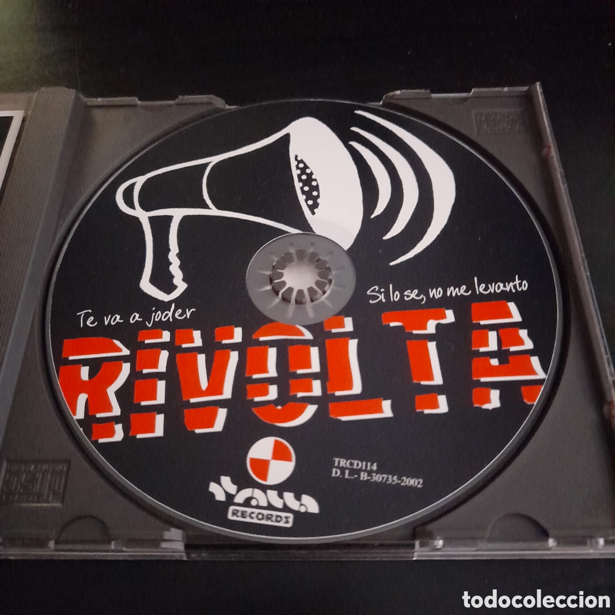 CDs de m&uacute;sica: Rivolta &ndash; Temas : Te Va A Joder - Si Lo S&eacute;, No Me Levanto. CD, EP 2002 - Foto 2