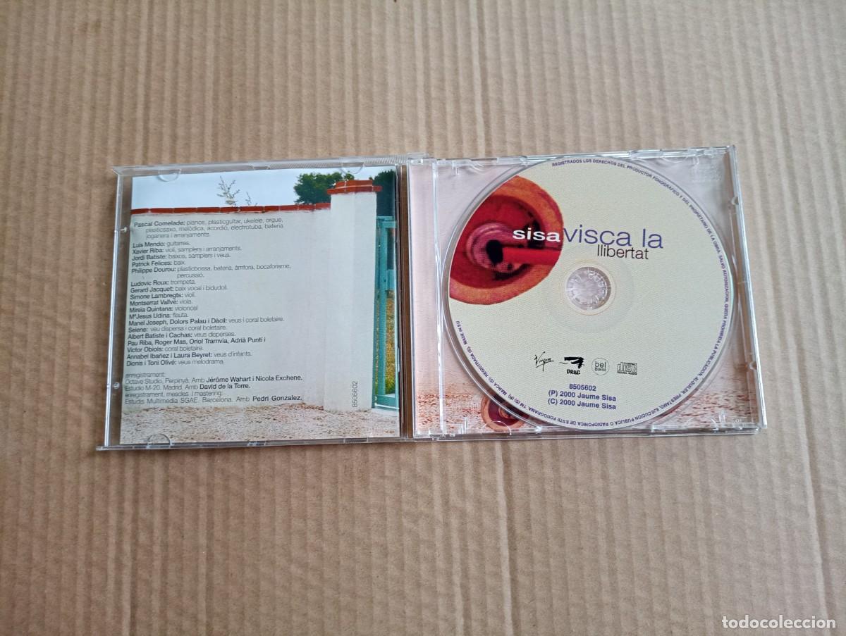 CDs de m&uacute;sica: SISA & PASCAL COMELADE - VISCA LA LLIBERTAT CD 2000 FOLK ROCK - Foto 2