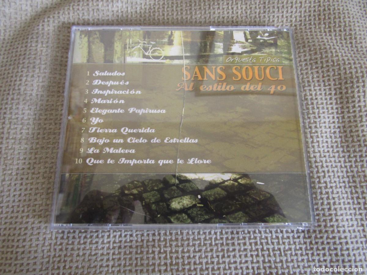 CDs de m&uacute;sica: Orquesta Tipica Sans Souci al Estilo del 40 - CD - Foto 2
