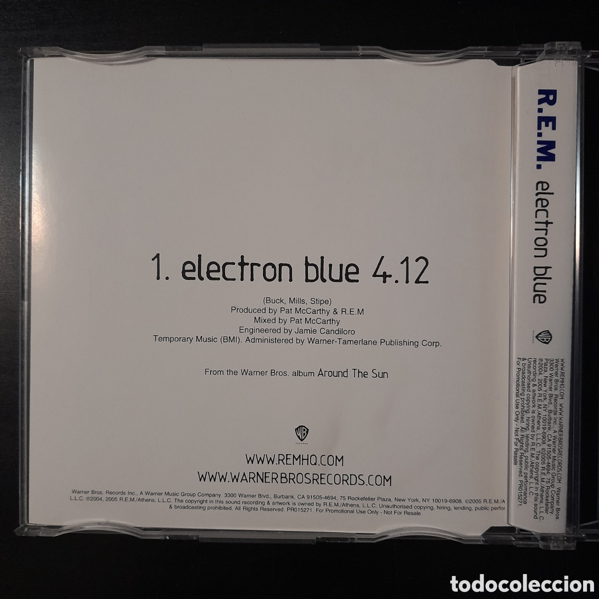 CDs de m&uacute;sica: R.E.M. &ndash; Electron Blue. CD, Single, Promo 2005 UK. REM - Foto 3