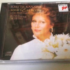 CDs de Música: KIRI TE KANAWA ”VERDI PUCCINI ARIAS” CD 10 TRACKS JOHN PRITCHARD MK 37 298