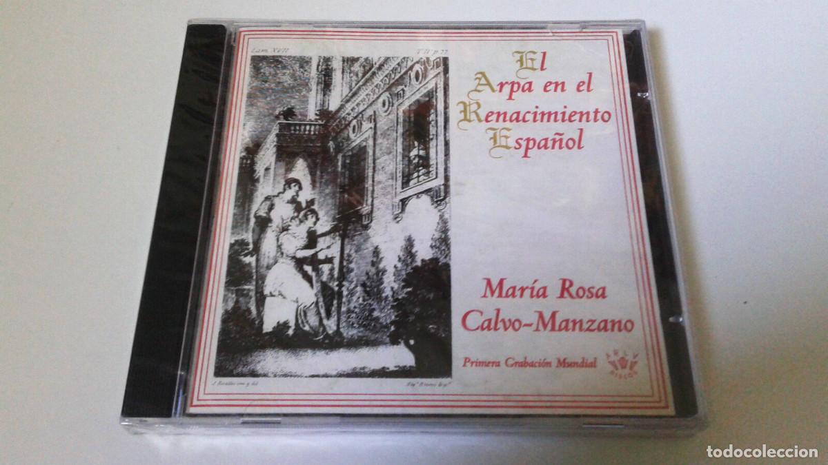 CDs de M&uacute;sica: MARIA ROSA CLAVO-MANZANO &rdquo;EL ARPA DEL RENACIMIENTO ESPA&Ntilde;OL&rdquo; CD 19 TRACKS NUEVO