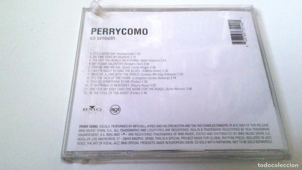 CDs de m&uacute;sica: PERRY COMO &rdquo;SO SMOOTH&rdquo; CD 12 TRACKS COMO NUEVO - Foto 2