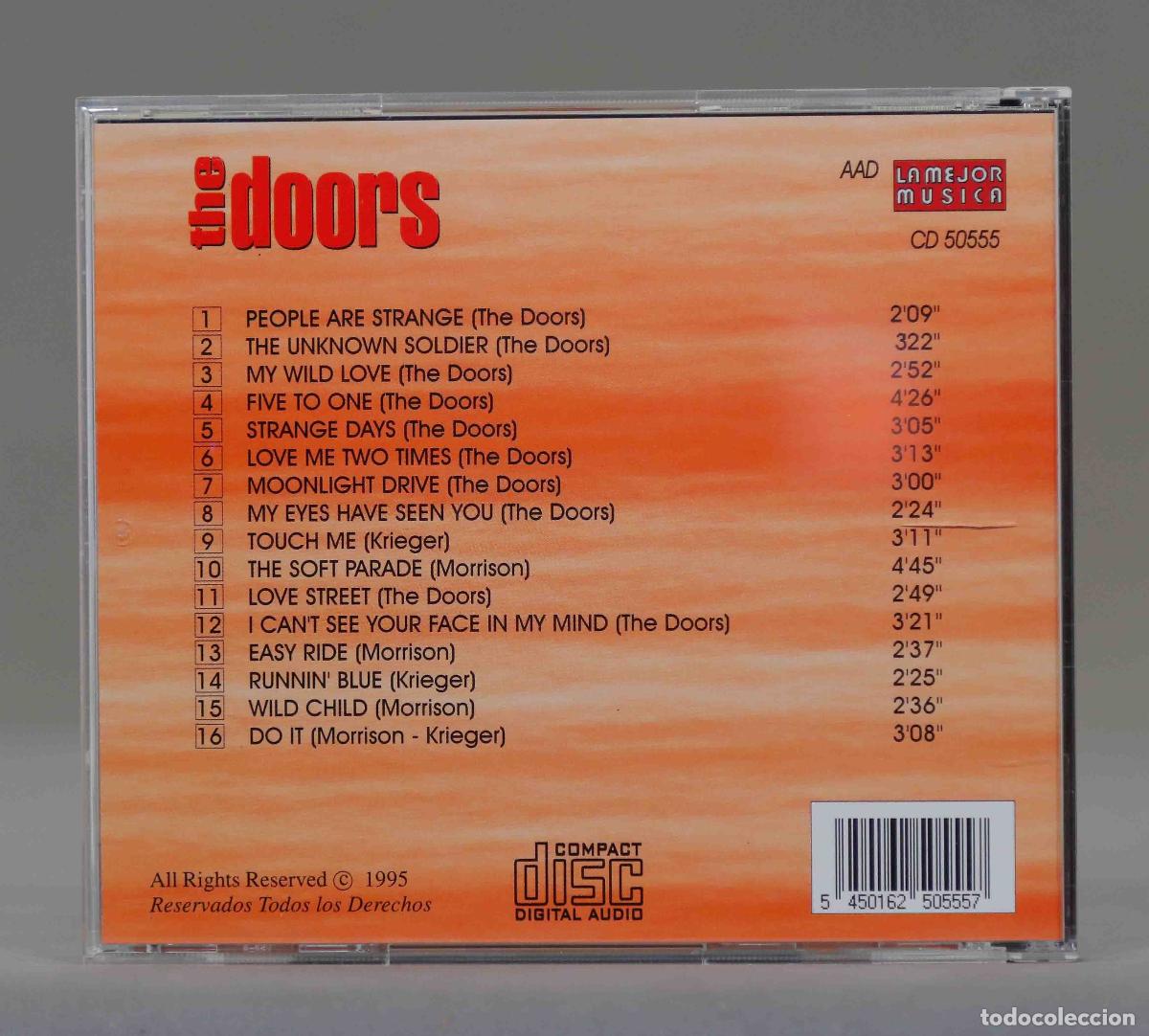 CDs de m&uacute;sica: CD. THE DOORS. LA MEJOR MUSICA - Foto 2
