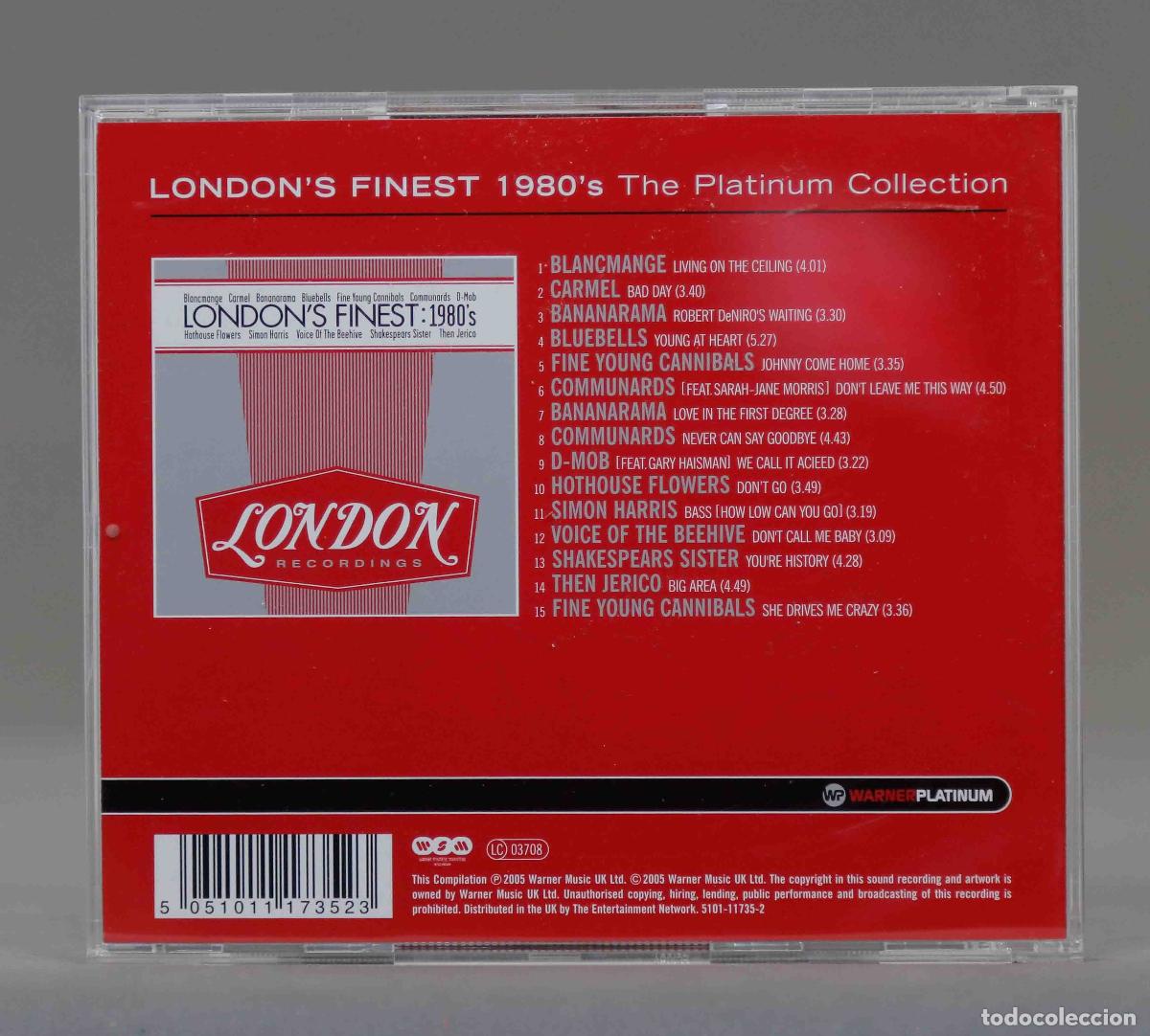 CDs de m&uacute;sica: CD. Various &ndash; London&acute;s Finest: 1980&acute;s - Foto 2