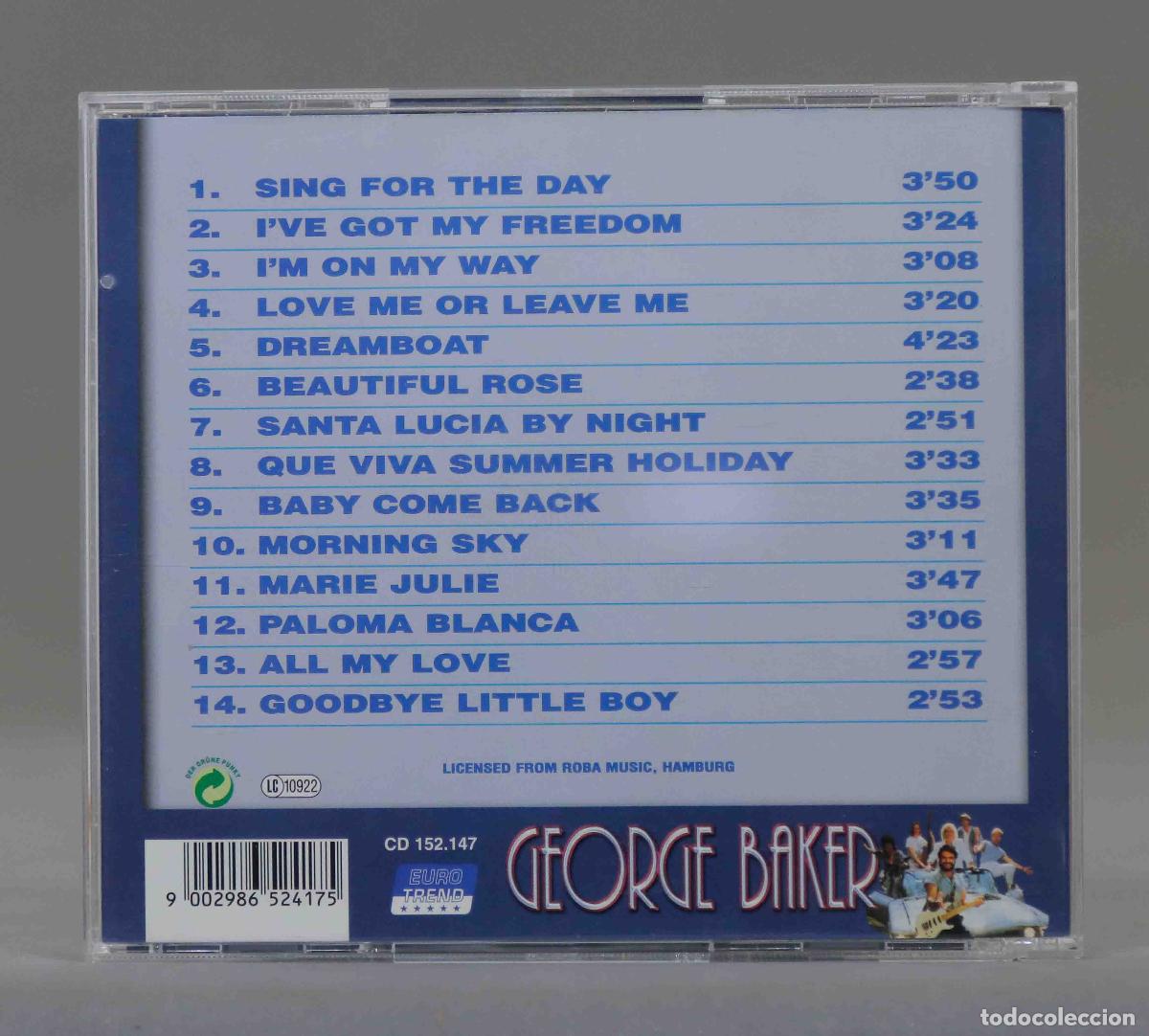 CDs de m&uacute;sica: CD. GEORGE BAKER. PALOMA BLANCA - Foto 2