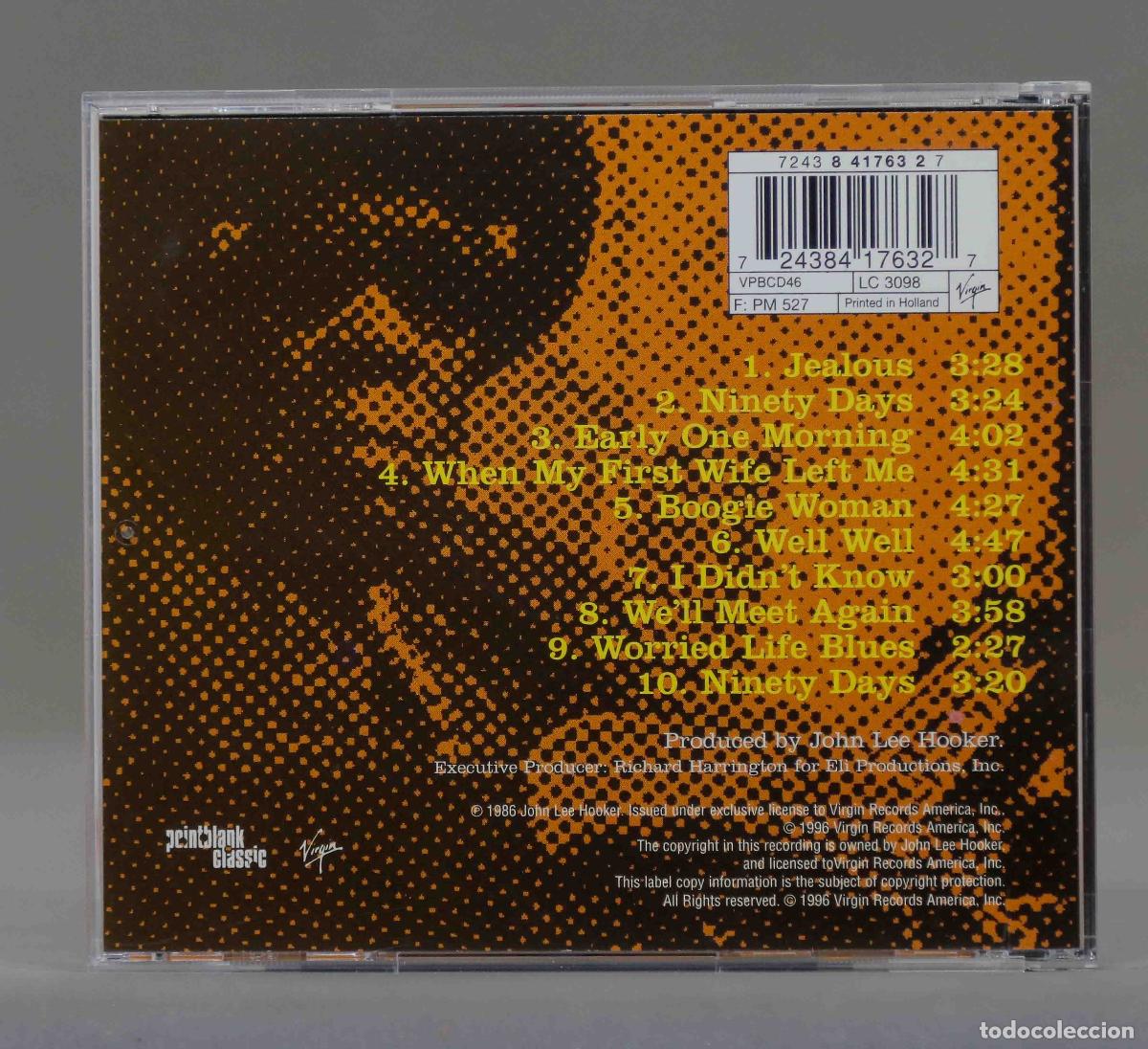 CDs de m&uacute;sica: CD. John Lee Hooker &ndash; Jealous - Foto 2