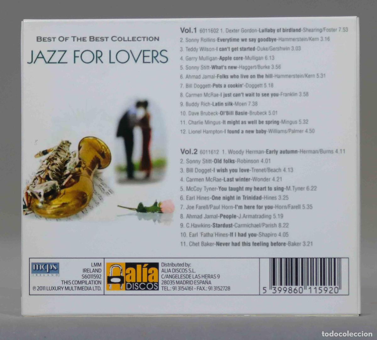 CDs de m&uacute;sica: 2 CD. JAZZ FOR LOVERS - Foto 2