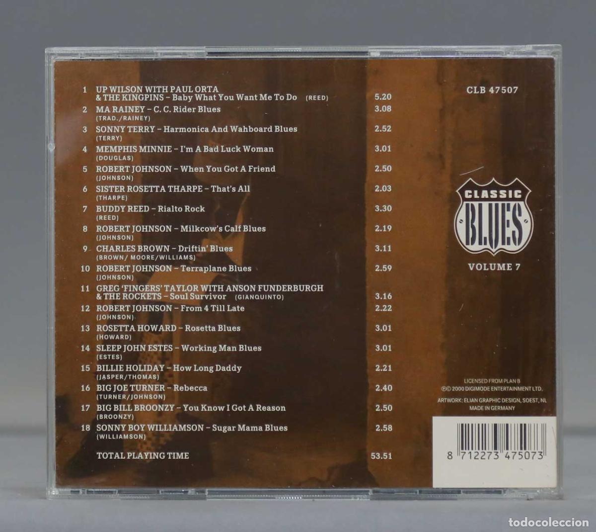 CDs de m&uacute;sica: CD. Various &ndash; Classic Blues Volume Seven - Foto 2