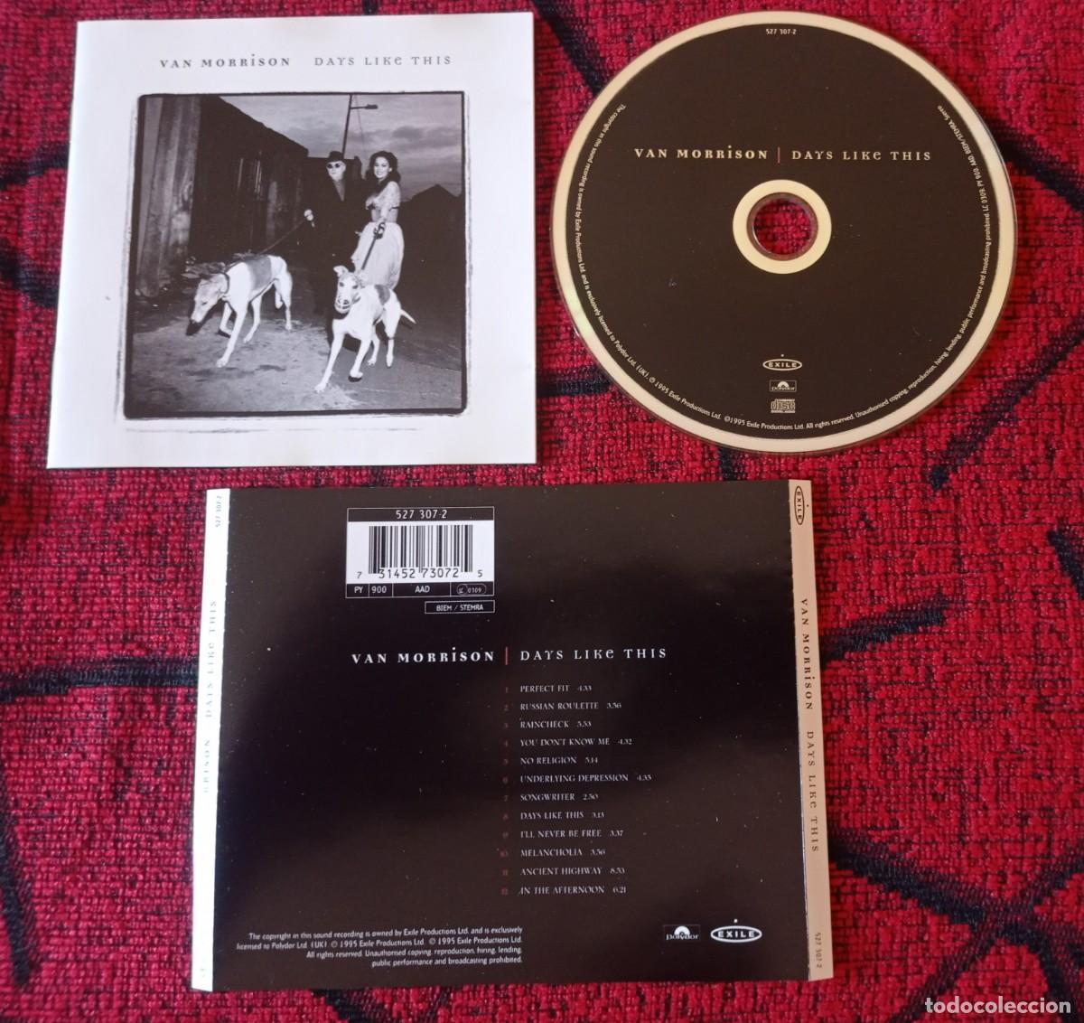 CDs de m&uacute;sica: VAN MORRISON ** Days Like This ** ORIGINAL 1995 UK CD - Foto 1