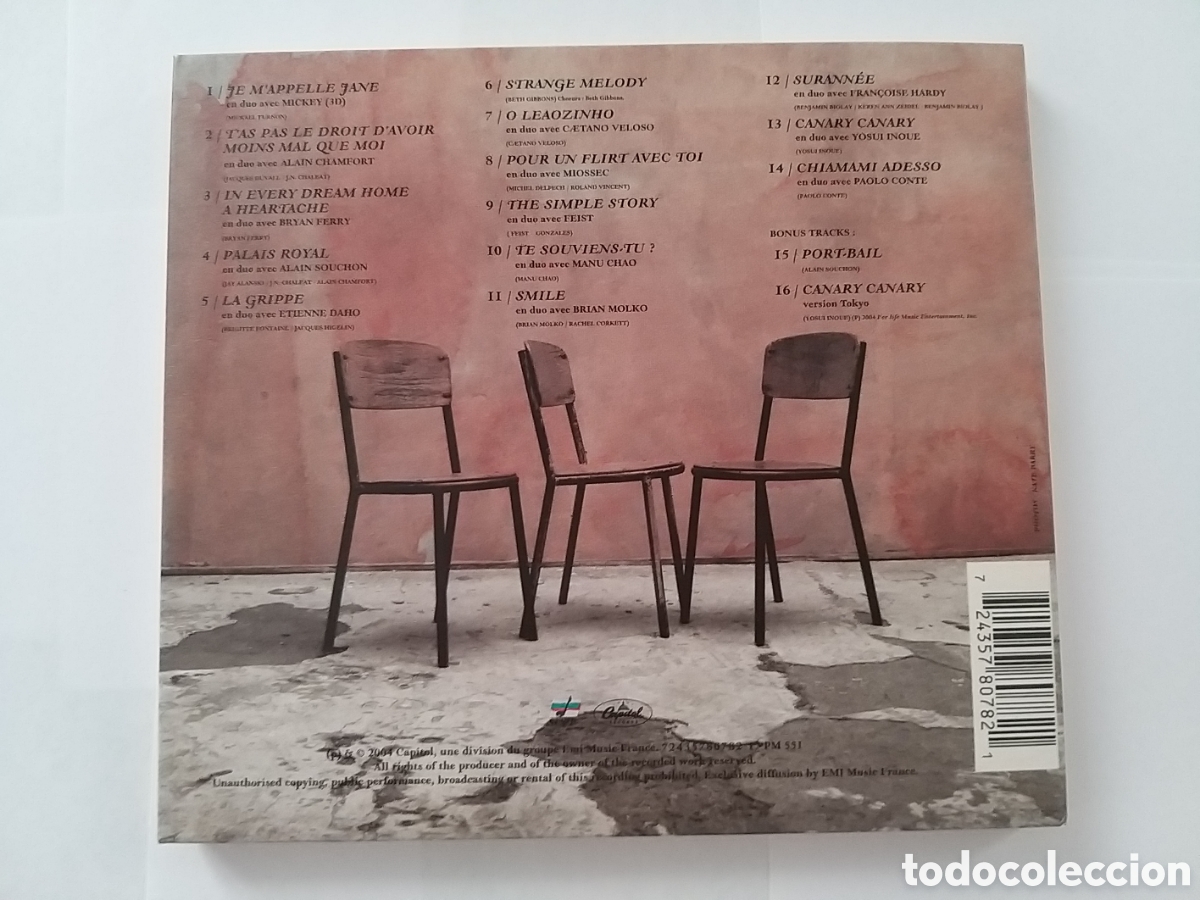 CDs de m&uacute;sica: JANE BIRKIN - RENDEZ-VOUS CD - Foto 2