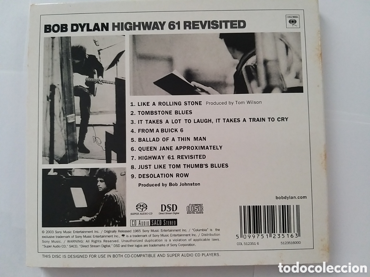 CDs de m&uacute;sica: BOB DYLAN - HIGHWAY 61 REVISITED - SPECIAL EDITION CD - Foto 3