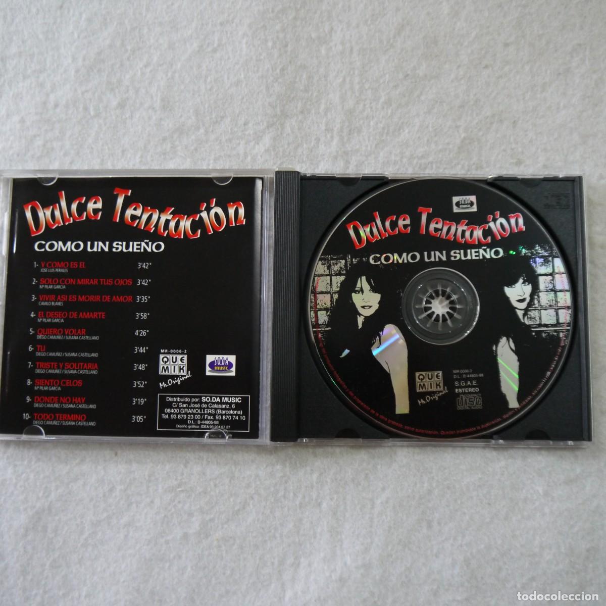 CDs de m&uacute;sica: DULCE TENTACI&Oacute;N - COMO UN SUE&Ntilde;O - CD - Foto 2