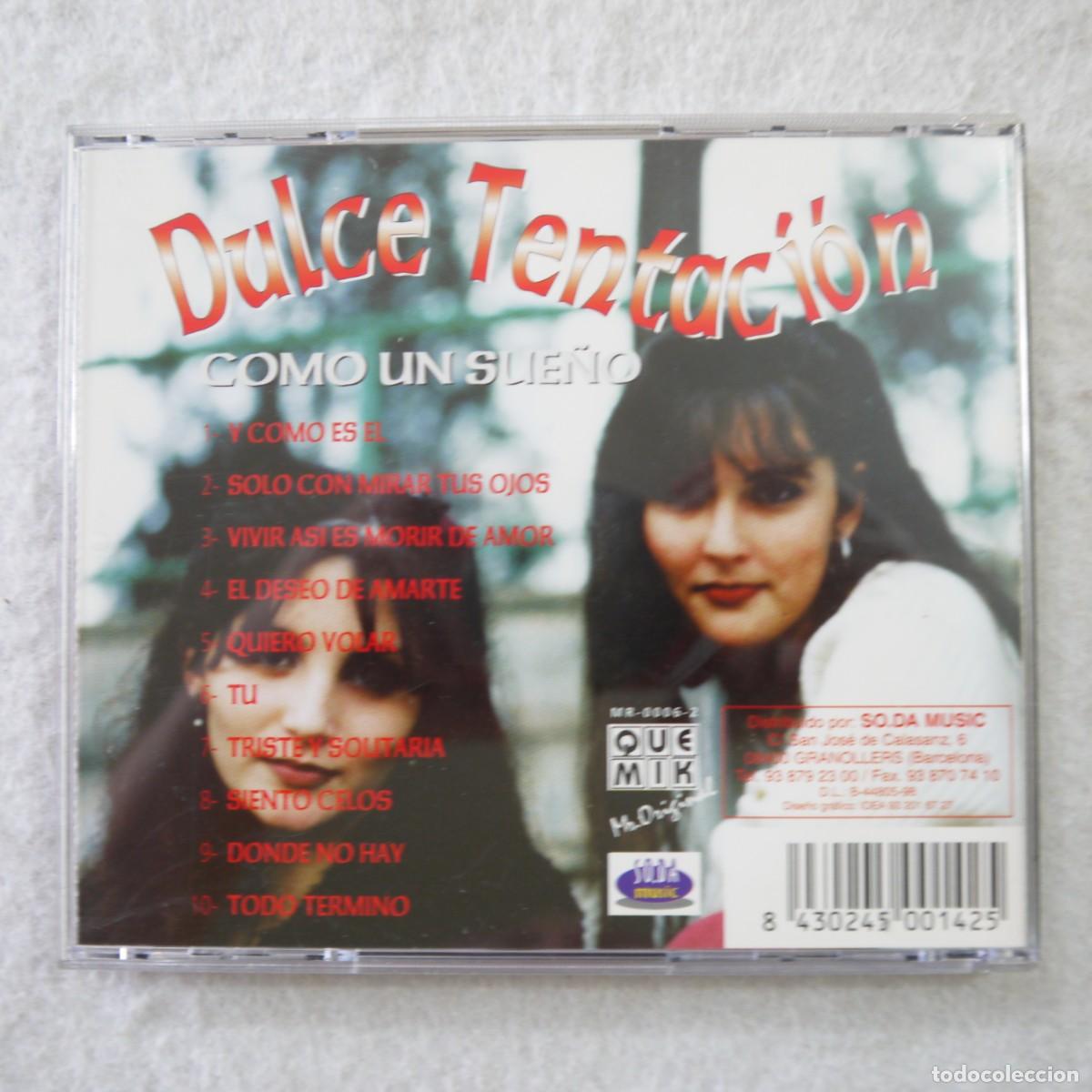 CDs de m&uacute;sica: DULCE TENTACI&Oacute;N - COMO UN SUE&Ntilde;O - CD - Foto 3