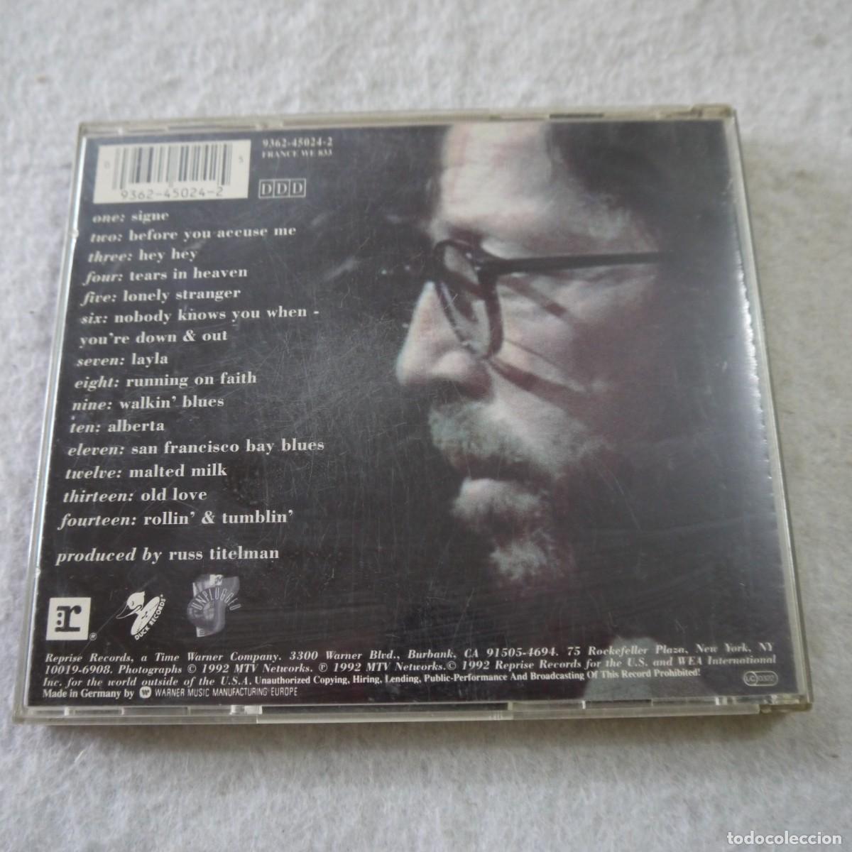 CDs de m&uacute;sica: ERIC CLAPTON - UNPLUGGED - CD 1992 - Foto 3