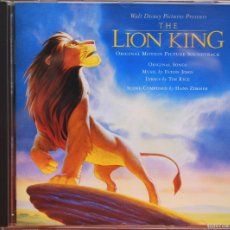 CDs de Música: THE LION KING (V. O. INGLESA, CON LAS VOCES DE JEREMY IRONS, WHOOPI GOLDBERG, ELTON JOHN...) (FOTOS)
