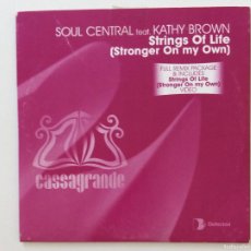 CD di Musica: SOUL CENTRAL FEAT. KATHY BROWN – STRINGS OF LIFE (STRONGER ON MY OWN) | SINGLE PROMO EN CARTÓN