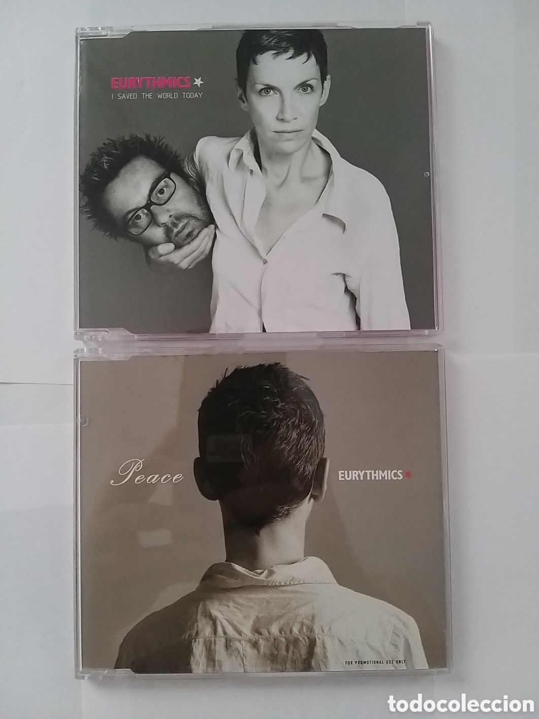 CDs de m&uacute;sica: EURYTHMICS - I SAVED THE WORLD TODAY + PEACE - 2 CD SET - Foto 1