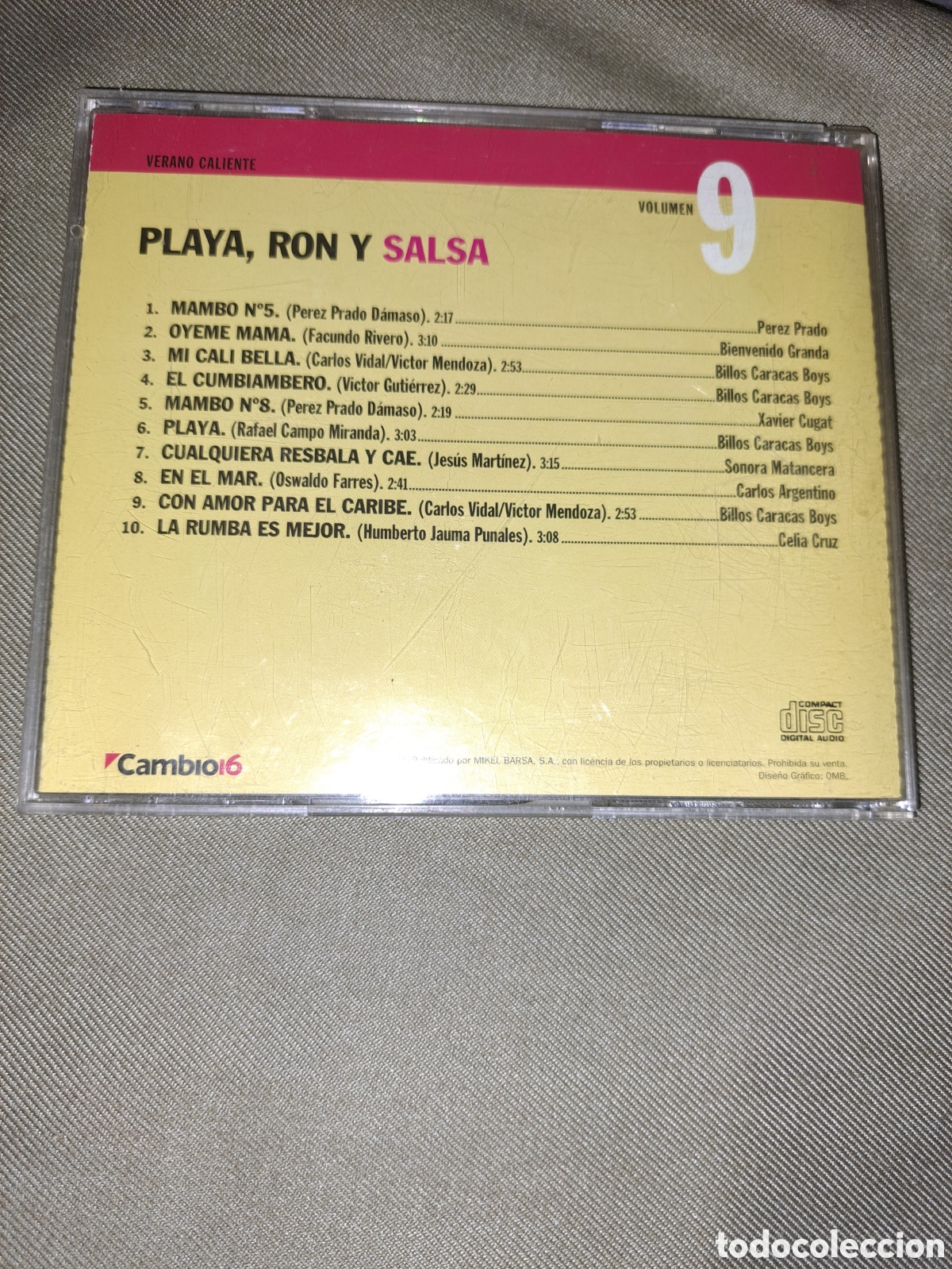 CDs de m&uacute;sica: CD VERANO CALIENTE PLAYA, RON Y... SALSA - Foto 3