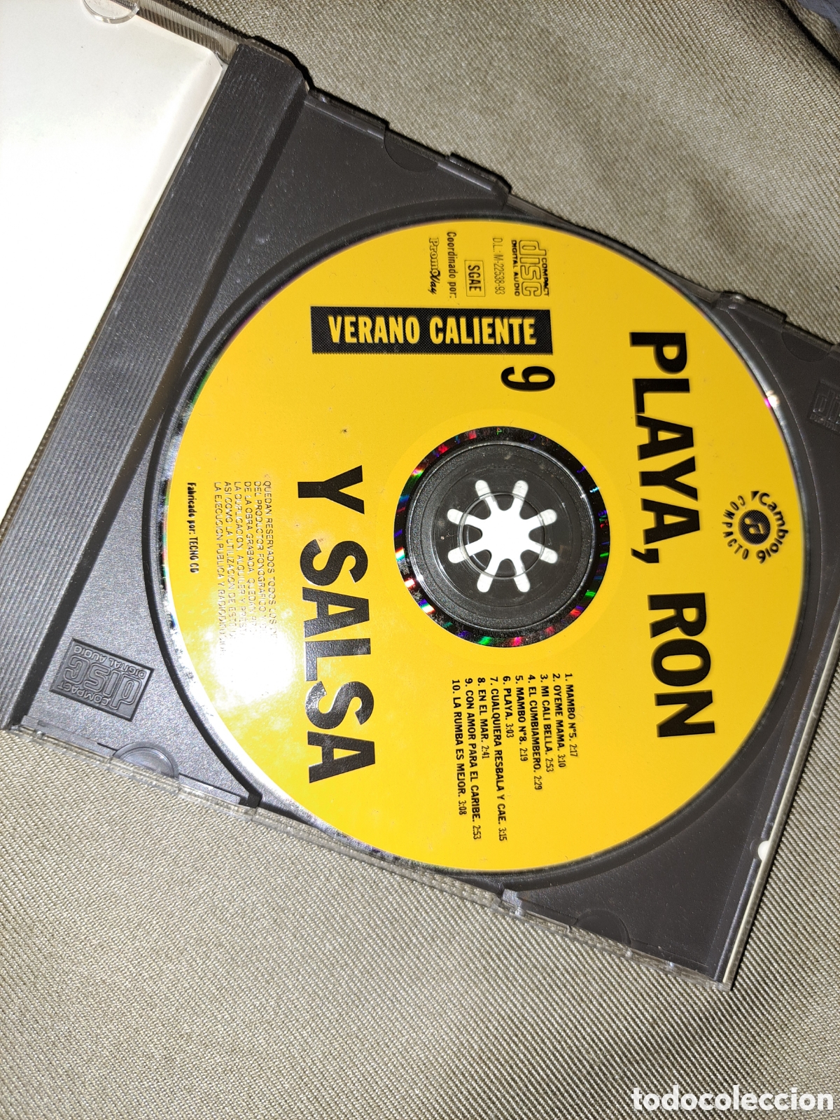 CDs de m&uacute;sica: CD VERANO CALIENTE PLAYA, RON Y... SALSA - Foto 2