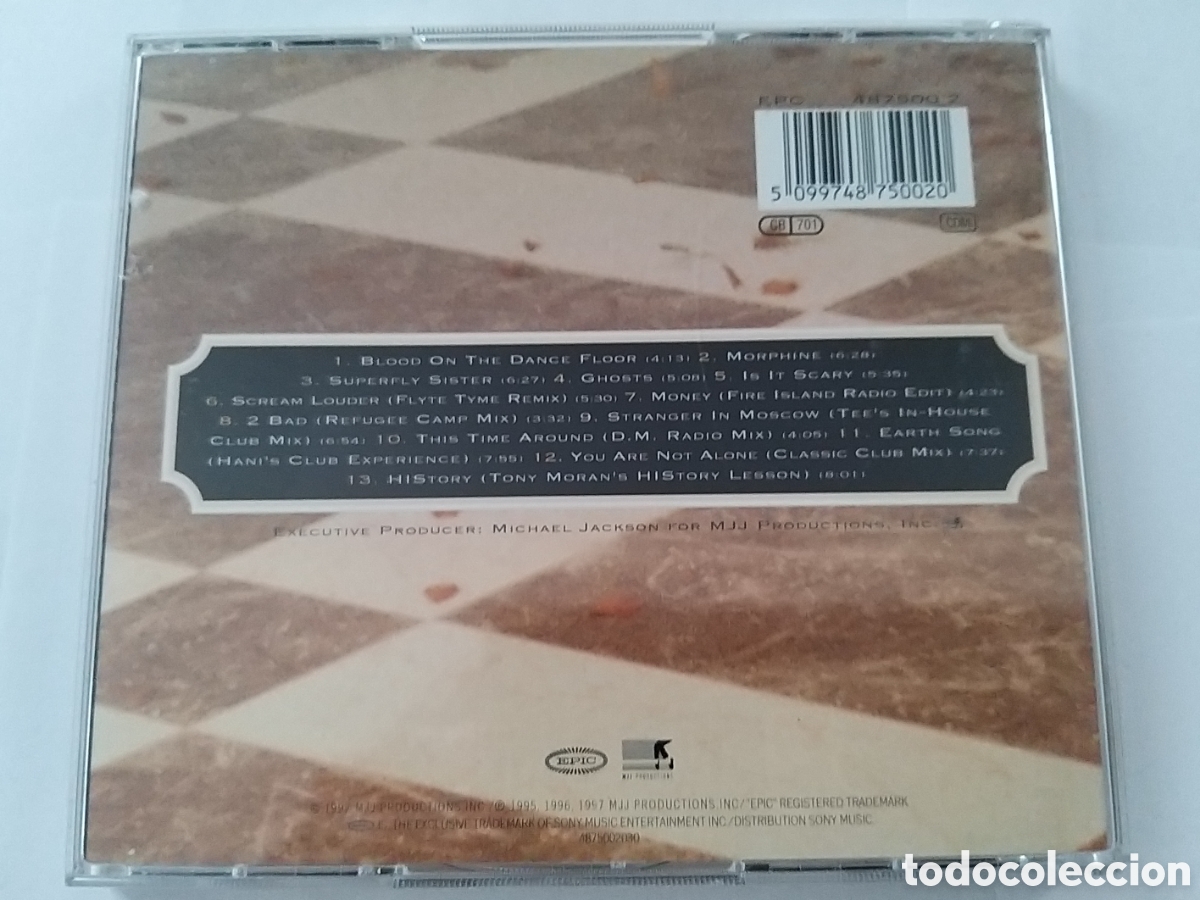 CDs de m&uacute;sica: MICHAEL JACKSON - BLOOD ON THE DANCE FLOOR CD - Foto 2