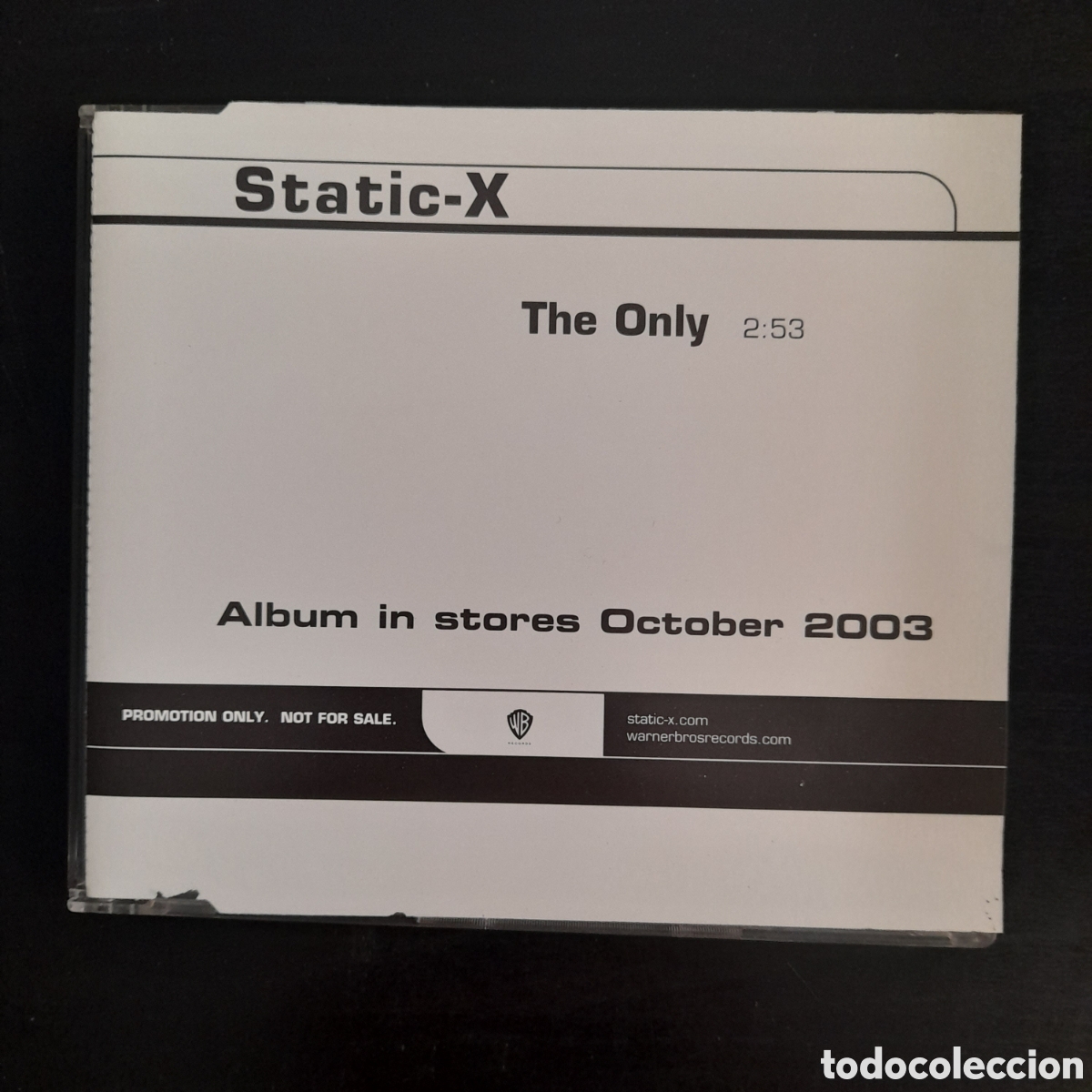 CDs de m&uacute;sica: Static-X &ndash; The Only. CD, Single, Promo 2003 Europa - Foto 1