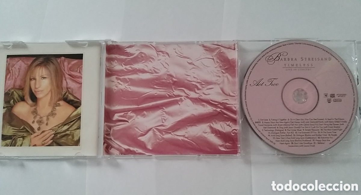 CDs de m&uacute;sica: BARBRA STREISAND - TIMELESS - 2 CD SET - Foto 4