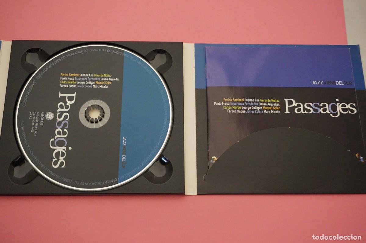 CDs de m&uacute;sica: CD - JAZZ VIENE DEL SUR - PASSAGES - PASAJES - Foto 3