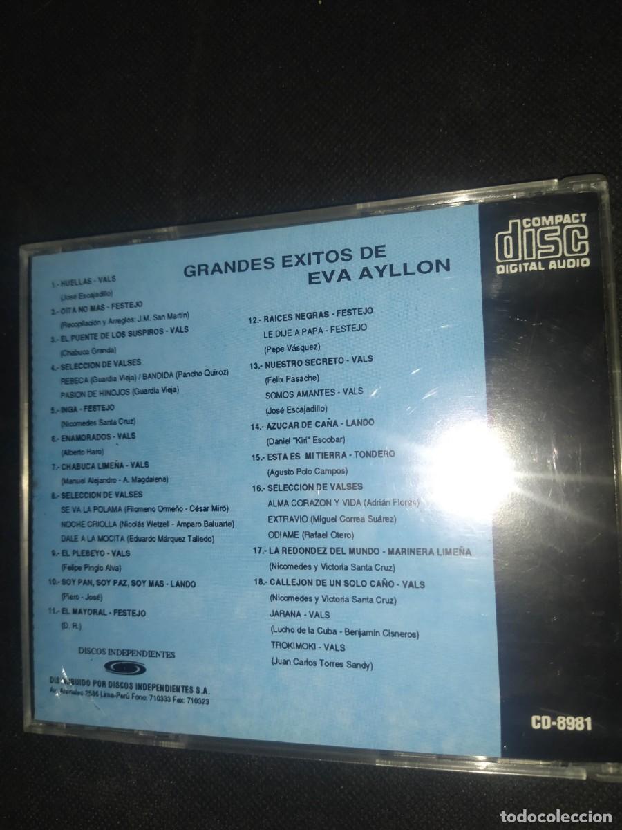 CDs de m&uacute;sica: GRANDES EXITOS DE EVA AYLLON CD LIMA PERU - Foto 2