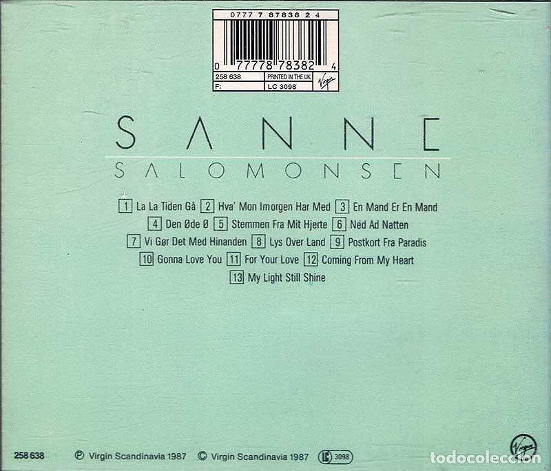 CDs de m&uacute;sica: Sanne Salomonsen - Ingen Engel. CD - Foto 2