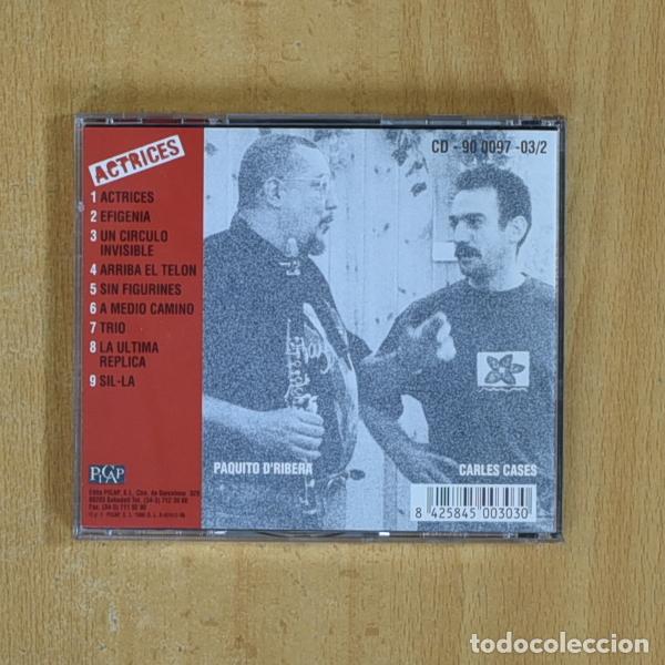 CDs de m&uacute;sica: CARLES CASES - ACTRICES - CD - Foto 2