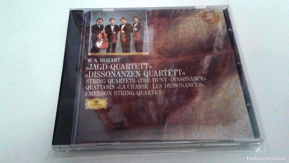 CDs de m&uacute;sica: EMERSON STRING QUARTET &rdquo;MOZART JAGD-QUARTETT DISSONANZEN&rdquo; CD 8 TRACKS COMO NUEVO - Foto 1
