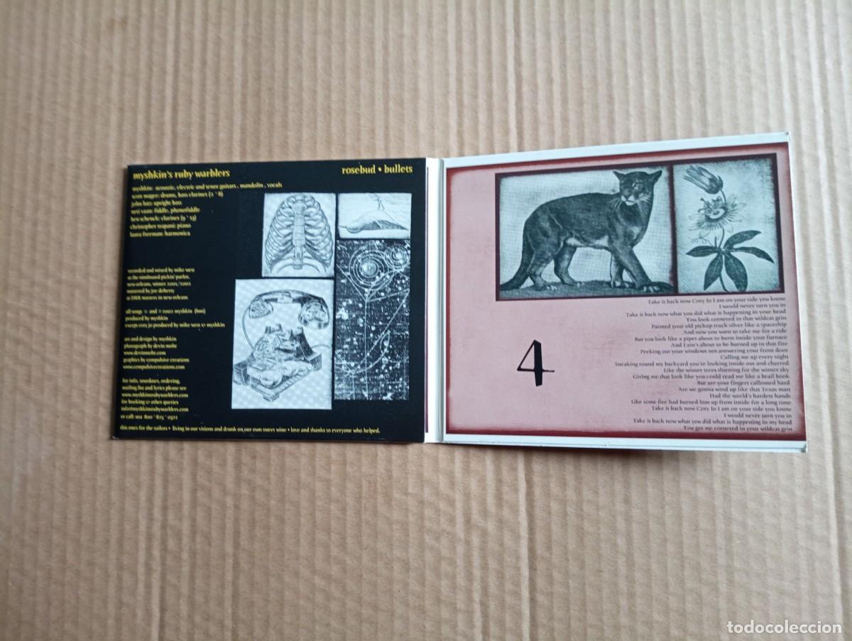 CDs de m&uacute;sica: Myshkins Ruby Warblers &ndash; Rosebud Bullets cd digipack 2002 folk american - Foto 2