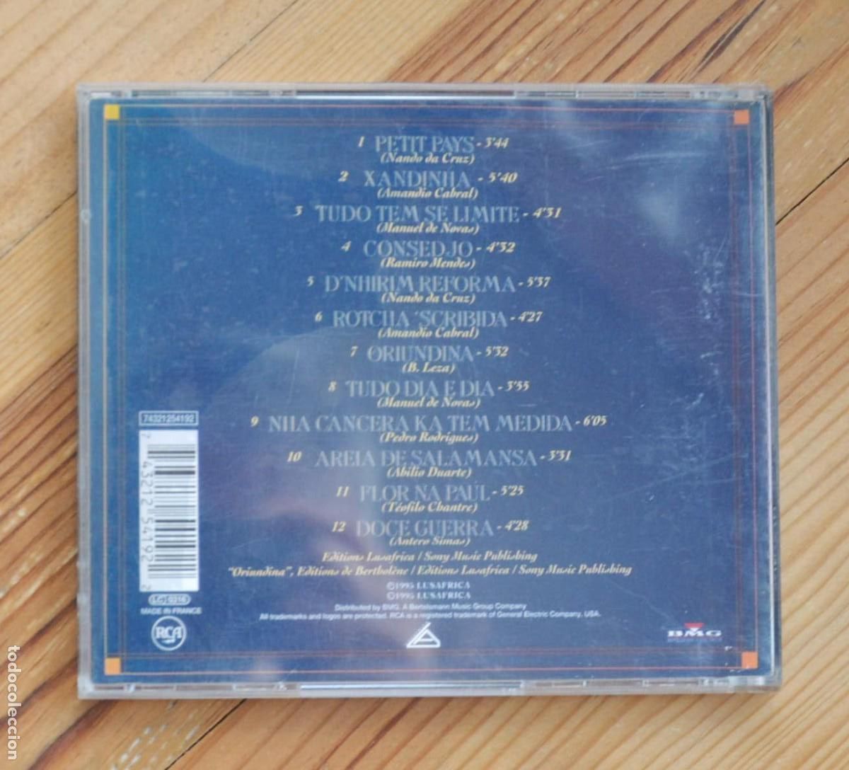 CDs de m&uacute;sica: CESARIA EVORA CD 1995 MORNAS - Foto 2