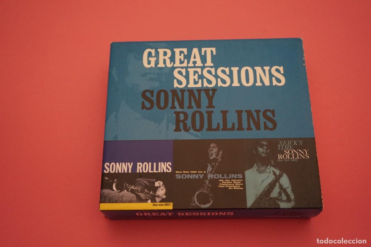 CDs de m&uacute;sica: CD/ 3 X DISCOS - GREAT SESSIONS SONNY ROLLINS - Foto 1