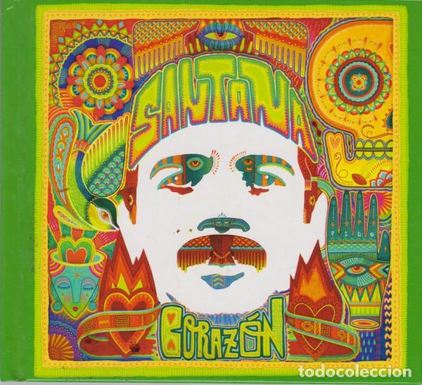 CDs de m&uacute;sica: Santana &ndash; Coraz&oacute;n - Libro Disco - Foto 1