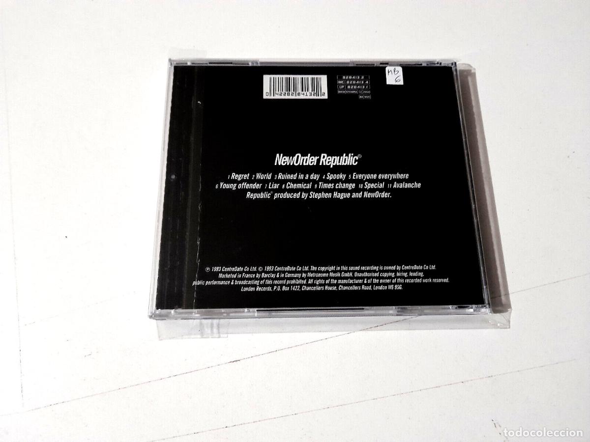 CDs de m&uacute;sica: NEW ORDER &rdquo;REPUBLIC&rdquo; CD 11 TRACKS - Foto 2