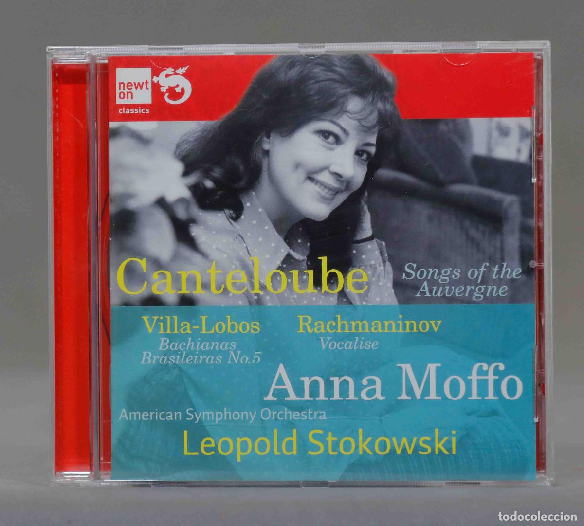 CD di Musica: CD. Songs of the Auvergne / Bachianas Brasileiras No. 5 / Vocalise. CANTELOUBE. Moffo, Leopold Stok