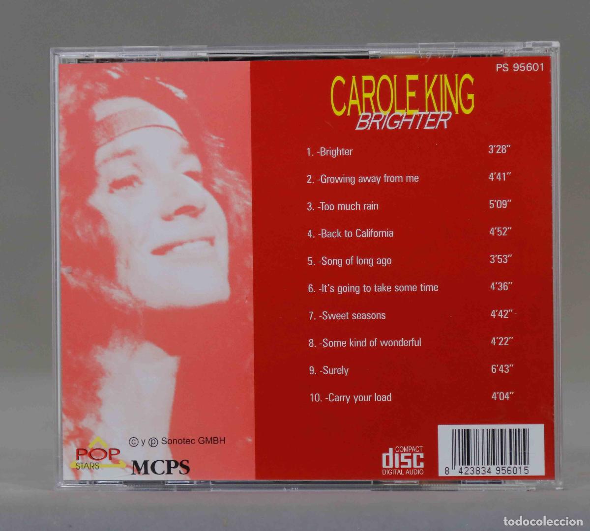 CDs de m&uacute;sica: CD. Carole King &ndash; Brighter - Foto 2