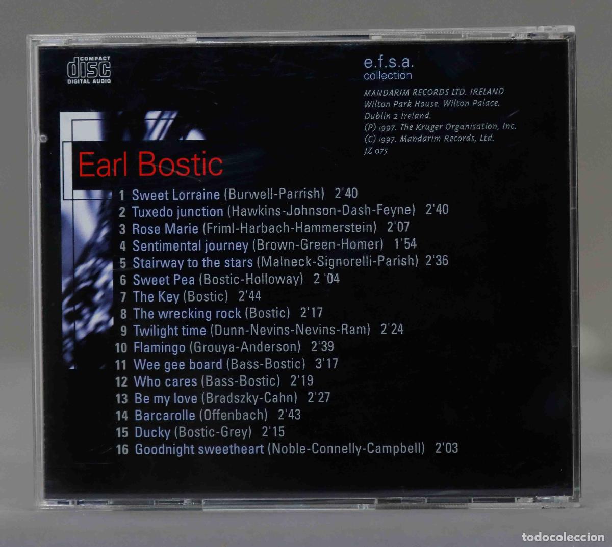 CDs de m&uacute;sica: CD. Earl Bostic &ndash; Jazz Masters (100 Ans De Jazz - Foto 2