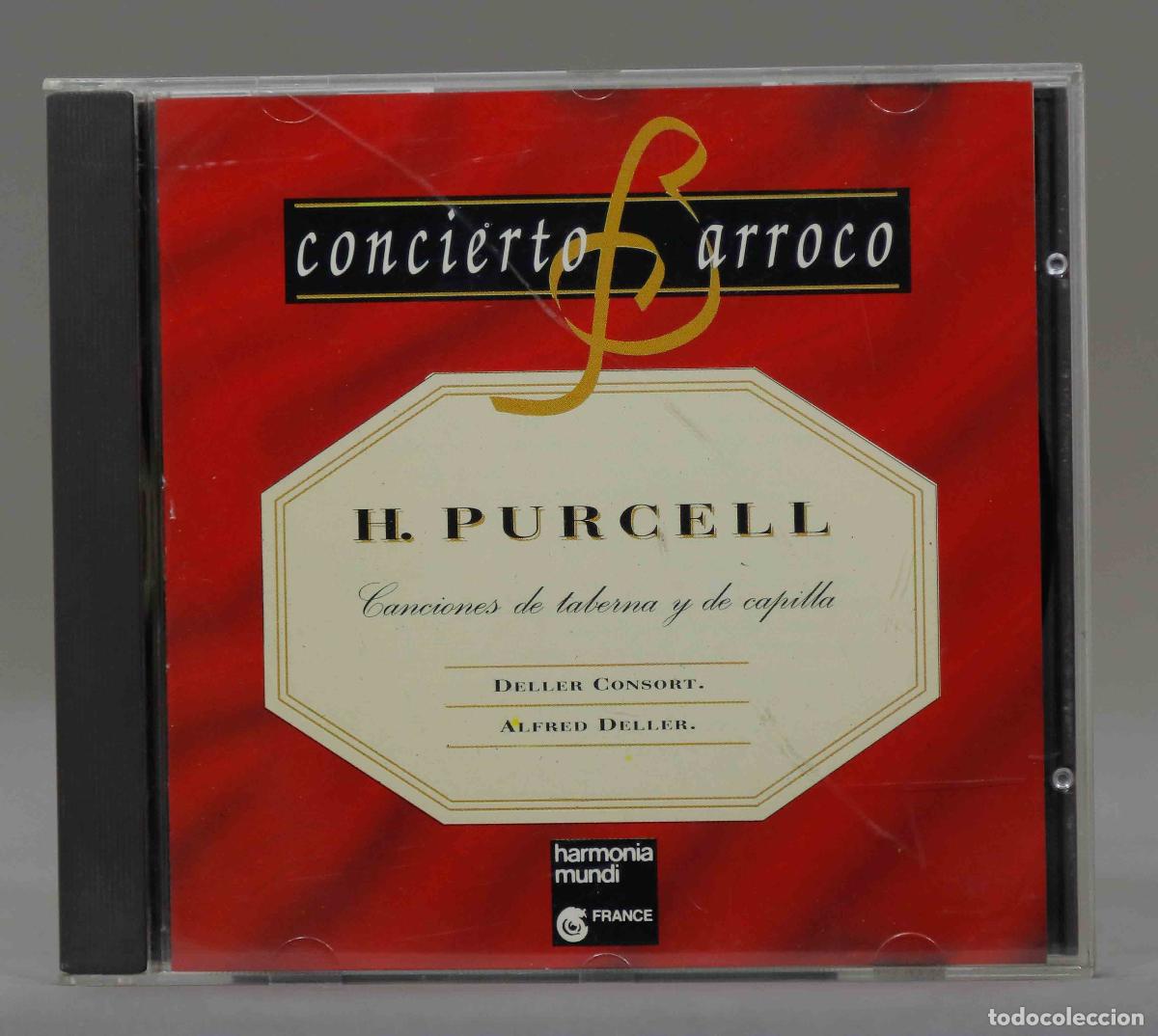 CDs de m&uacute;sica: CD. PURCELL. CANCIONES DE TABERNA Y CAPILLA. CONCIERTO BARROCO - Foto 1
